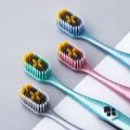 6/1 group high quality broad brush cleaning teeth soft hair toothbrush home oral care suitable for adult daily life. 