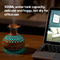 Wood Grain Humidifier 300ml USB Aroma Diffuser Atomizer USB Household Humidifier Hydrating Instrument Desktop Humidifier. 