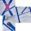 simple folding table and chair, baby cartoon portable activity table, study table, steel frame, children room, playroom furniture, Multicolor. 