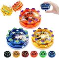 Fireworks Fingertip Gyro,Handheld Fireworks Gyroscope,Collision Sparks Light Up Spinning Top Toy,Creative Gyroscope Toy for Kids,Fidget Spinners for Adults, Cool Flashing Spinning toy random colour.