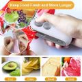 USB Rechargeable Portable Mini Heat Sealing Machine cell operated plastic bag sealer sealer machine Packaging Household Tools Hand Held Sealer packaging tool. 