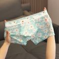 1pcs Sexy Mesh Boxer Men Underwear See Through Transparent Shorts Male Print Panties Plus Size Underpants U Convex Lingerie 6XL. 