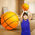 Bouncing Mute Ball Indoor Silent Basketball 24/21/18cm Silent Soft Foam Basketball Child Sports Toy Game Bounce Basket Balls. 