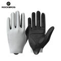 ROCKBROS Cycling Gloves Lightweight Breathable Non-slip Full-Finger Gloves SBR High Elasticity Shock Absorption Cycling Gloves. 