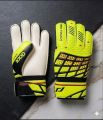 Pro-Touch Performance Zone Keeper Gloves - Professional Grade Latex Palm & Wrist Support Football Goalie Gloves. 
