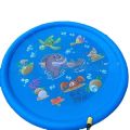 100CM Splash Pad Sprinkler for Kids Outdoor Water Toys Inflatable Splash Pad Children Outside Backyard Dog Sprinkler Pool.