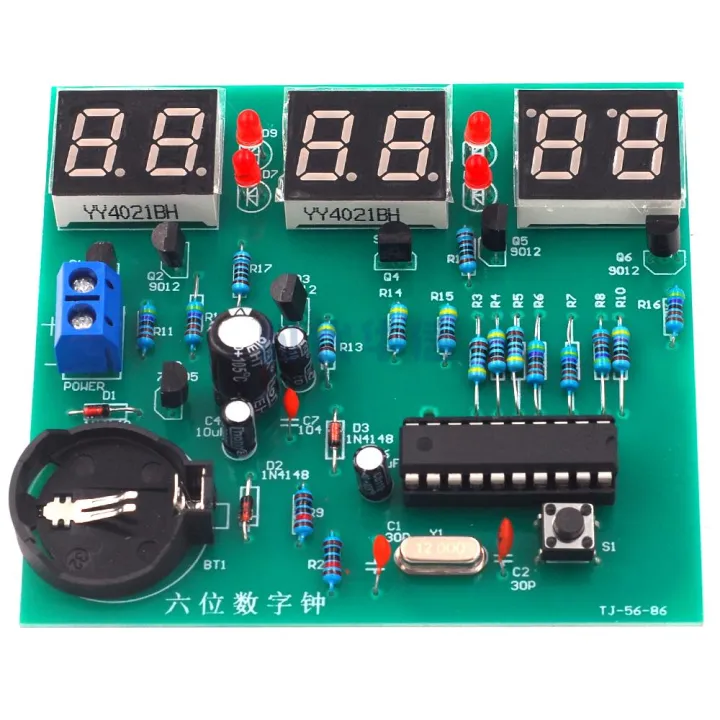 DIY%20Kits%20AT89C2051%20Electronic%20Clock%20Digital%20Tube%20LED%20Display%20Suite%20Electronic%20Module%20Parts%20and%20Components%20DC%209V-12V%20-%20Image%204