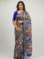 Bollywood Georgette Saree Women (Multicolor). 