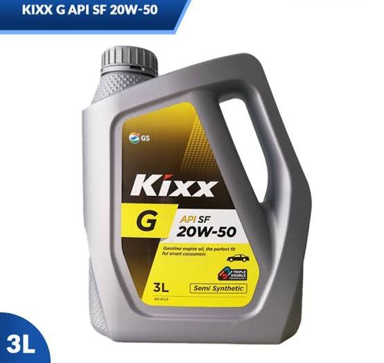 Kixx SAE 20W-50 engine oil 3liter