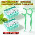 RIMI SMILE 50/100/150Pcs Ultra Fine Mint Dental Floss Sticks Portable Box Easy Carry Teeth Cleaner For Daily Life Travel. 
