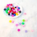 4 holes beads for making bow beads making bow beads plastic beads 4 holes. 