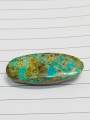 🔷 Natural Turquoise (فیروزہ) Stone – (00134) | Long Oval Shape 🔷. 