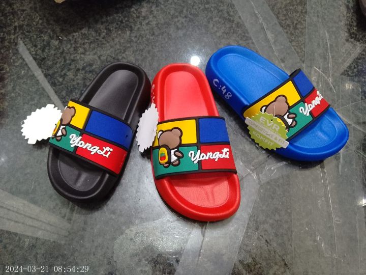 New kids light weighted china eva slippers