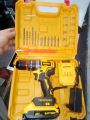 Dewalt Brushless cordless drill machine high quality with hammer option premium packing with 13mm steel chuck. 