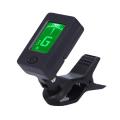 Guitar Tuner Device 12-Tone Ukulele Bass Violin Tuner Portable Automatic Vibration Transmission Instrument Tuner Accessory. 