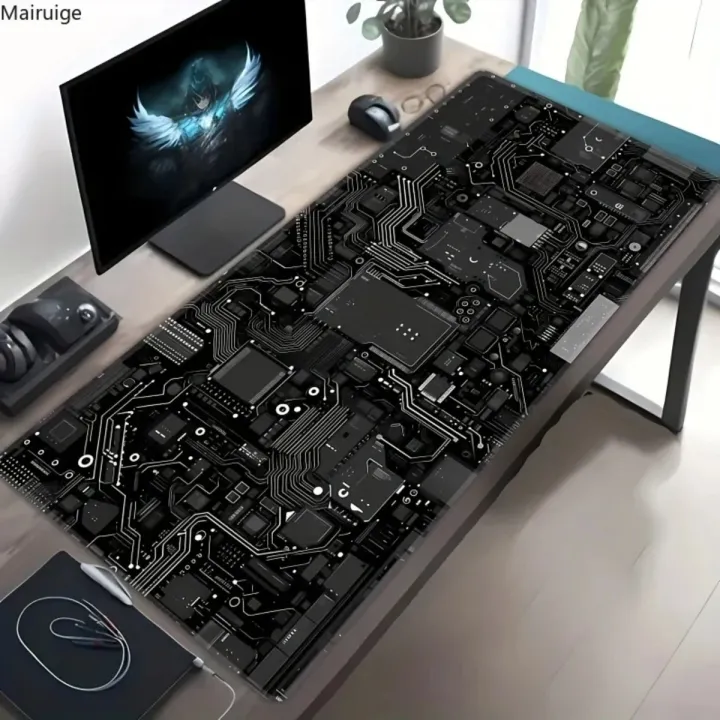 Black%20Circuit%20Board%20Pattern%20Mouse%20Pad%20Anti-Slip%20%20Gaming%20Desk%20Mat%20Waterproof%20Computer%20Office%20Long%20Keyboard%20Pad%20-%20Image%203