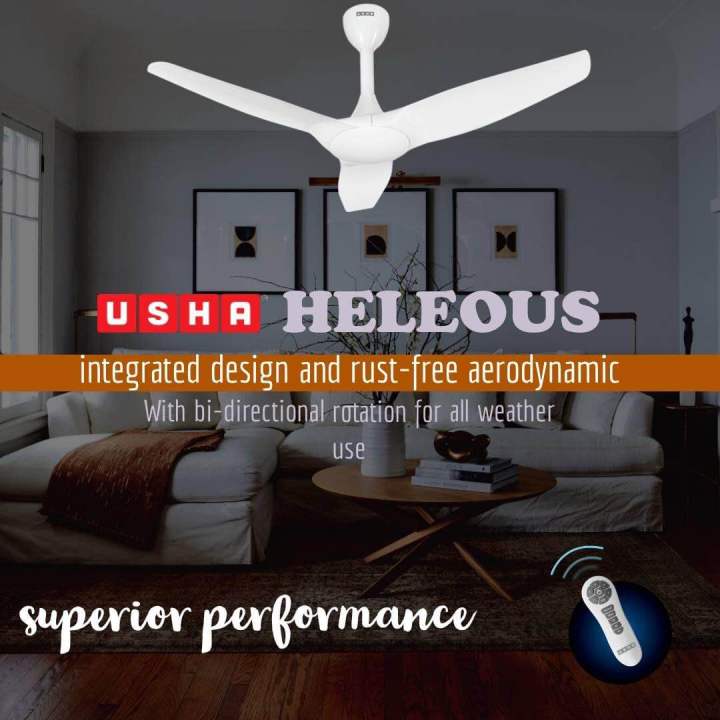 USHA%20Heleous%201220mm%20Premium%20BLDC%20Ceiling%20Fan%20with%20Rust%20Free%20ABS%20Blades%20and%20RF%20Remote%20(White)%20-%20Image%203