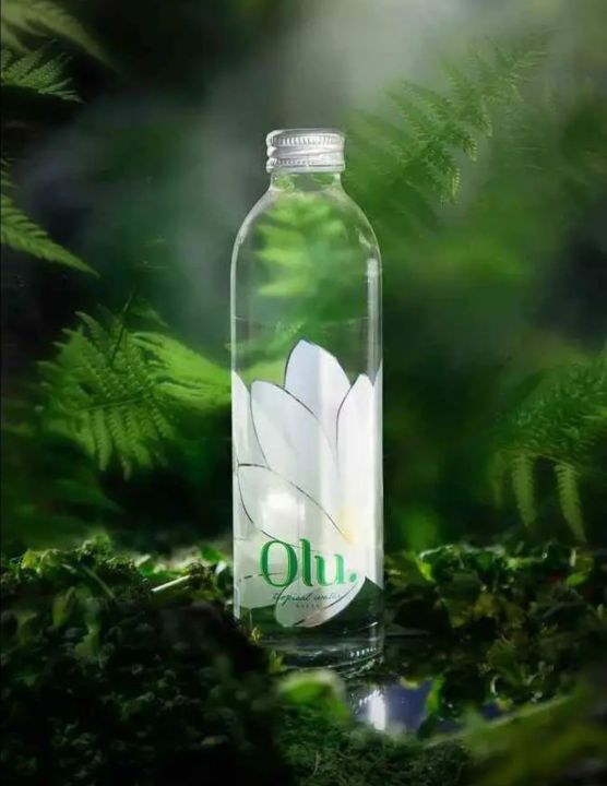 Olu Glass Water Bottle