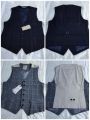 New Trending Men Classic Formal Business Vest Solid Color Sleeveless V Neck Waistcoat.. 