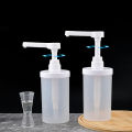 5/8/10CC Liquid Dispenser With Scale Coffee Syrup Bee Drip Bottle With Hydraulic Pump And Nozzle Head Kitchen Honey Container.