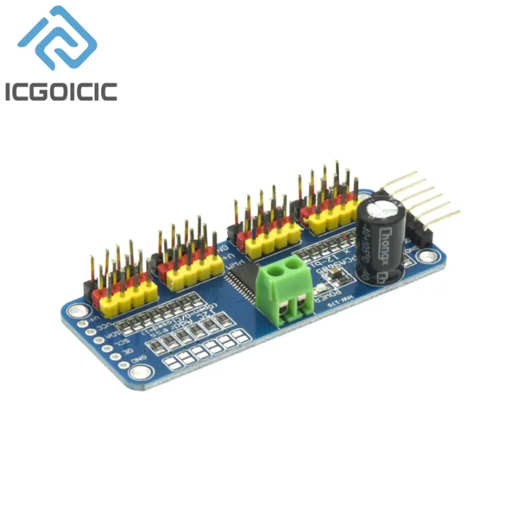 1-10PCS%20PCA9685%20Robot%20Controller%20IIC%20Interface%2016%20Channel%2012-Bit%20PWM%20Servo%20Motor%20Driver%20Board%20for%20Arduino%20Robot/%20Raspberry%20Pi%20-%20Image%202