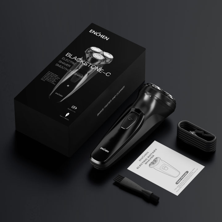 ENCHEN%20Blackstone%20Electrical%20Rotary%20Shaver%20for%20Men%203D%20Floating%20Blade%20Washable%20Type-C%20USB%20Rechargeable%20Shaving%20Beard%20Machine%20-%20Image%205