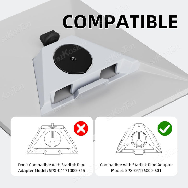 2025%20New%20Version%20for%20Starlink%20Mini%20Pole%20Mount%20-%20Aluminum%20Alloy%20Adjustable%20Non-Ball%20Joint%20Clamp,%20Compatible%20with%20RV%20Yacht%20Camper%20-%20Image%202