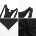 Plain Men's Cotton Gym Tank Tops Running Vests Y-Back Bodybuilding Sleeveless Shirt Muscle Workout Athletic Fitness Singlets.