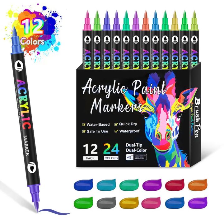24/48/72%20Colors%20Acrylic%20Paint%20Markers,Dual%20Tip%20Pens%20With%20Dot%20Tip%20and%20Brush%20Tip%20for%20Rock%20Painting,Wood,Ceramic,Fabric,Canvas,DIY%20-%20Image%207
