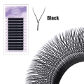 NATUHANA YY Shape Eyelash Extensions C/D Curl Black Y Lashes Premade Volume Fans Individual Eyelashes Supplies Makeup. 