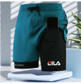 Men’s Double Layer Athletic Shorts Quick Dry Swim Trunks with Inner Liner Drawstring Breathable Sports Beach Running Pants.