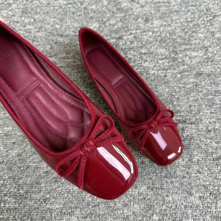 Spring%20New%20French%20Square%20Toe%20Flat%20Shoes%20-%20Women's%20Shallow%20Bowknot%20Casual%20Mary%20Jane%20Flats,%20Comfortable%20Versatile%20Daily%20Pumps%202026%20-%20Image%205