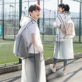 Fashion Women Transparent Eva Plastic Man Raincoat Travel Waterproof Rainwear  Can Hold Backpack Rain Coat. 