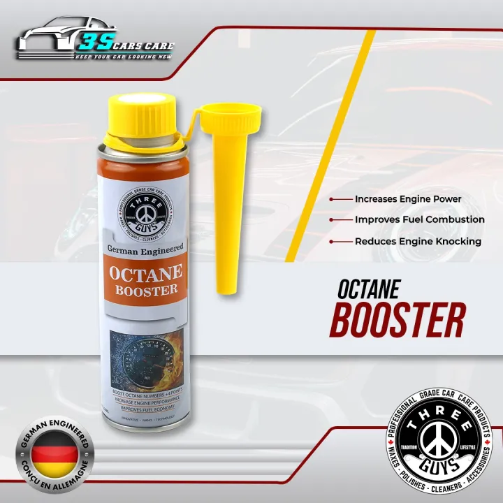 THREE GUYS Octane Booster 320ml – Fuel Additive for Petrol Engines ...