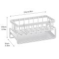 Sink Drain Rack Sponge Holder Sink Faucet Storage Soap Drainer Towel Rack Shelf Organizer Kitchen Accessories.