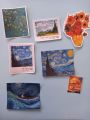 Van Gogh stickers - Pack of 7. 
