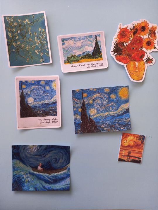 Van Gogh stickers - Pack of 7