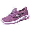 Women Mesh Breathable Casual Sneakers Lace-up Vulcanized Shoes Ladies Platform Sneakers Female Shoes Plus Size Zapatos De Mujer. 