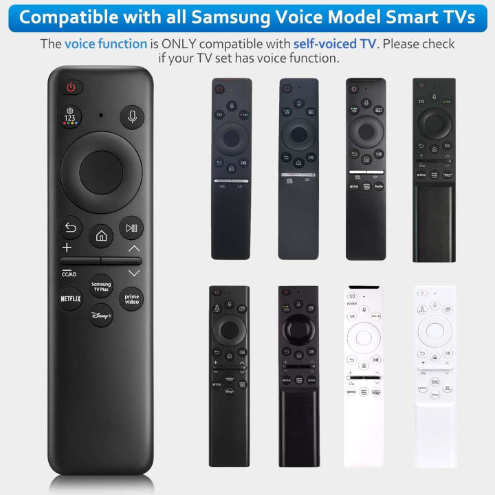 New  Voice BN59-01432A Voice Remote for  OLED Neo QLED Crystal UHD Frame CU8000 DU8000 CU7000 DU7200 Q60C/D Q70C/D Q80C/D