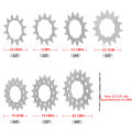 MUQZI Bike Cassette Cog Single Speed 12T 13T 14T 15T 16T 17T 18T Sprockets MTB Road Bicycle Flywheel Cog. 