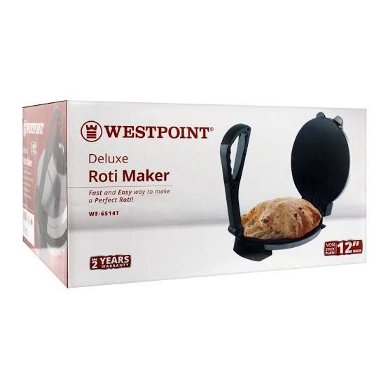 Westpoint roti maker 12inch wf6514T ( 2 year’s warranty)