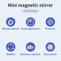 Mini Magnetic Stirrer 1000ml Mini Stir Plate Magnetic Mixer 300-2000rpm Adjustable Laboratory Liquid Mixing Machine EU Plug. 