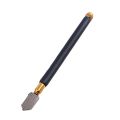 TOYO TC-17 Oil Glass Cutter Metal Handle Diamond Straight Head Cutting Tool New Black 17.5cm. 