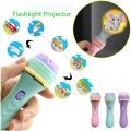 Mini Projector For Kid's Torch Projector 3 Slides, 24 Patterns Projector Flashlight Torch, Kids Projection Light Toy Education Learning Best Gift for Kids 7 Ys boy or Girl. 