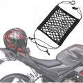 Motorcycle Cargo Net High Elastic Double Layer Motorcycle Net for Helmet Storage Bungee Cargo Net with Hooks Luggage Net. 