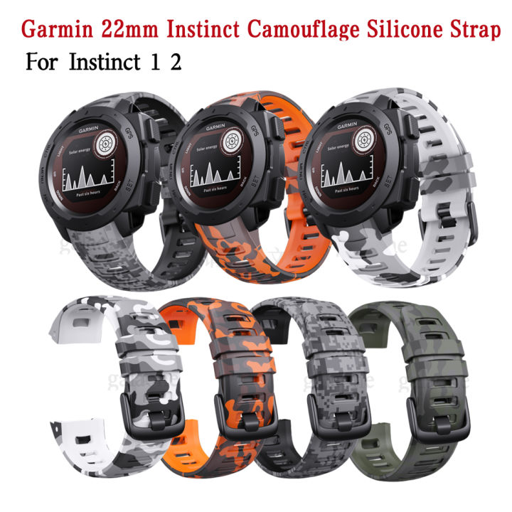 22mm%20Silicone%20Camo%20Watch%20Strap%20For%20%20Instinct%202%20Watchband%20Replacement%20Wristband%20For%20Instinct%201/Esports/Solar%20Band%20Bracelet%20-%20Image%202