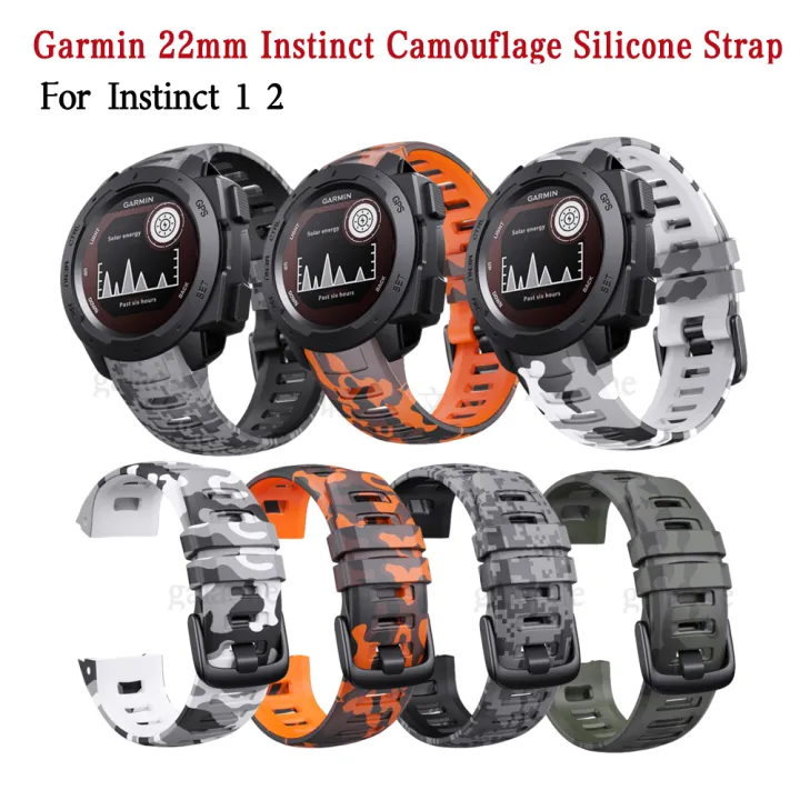 22mm%20Silicone%20Camo%20Watch%20Strap%20For%20%20Instinct%202%20Watchband%20Replacement%20Wristband%20For%20Instinct%201/Esports/Solar%20Band%20Bracelet%20-%20Image%202