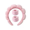 1/2/3PCS Stylish Washing Headband Set Wristbands Scrunchies Spa Bubble Headband for Washing Face Makeup Shower Skincare. 