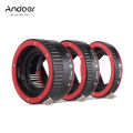 Aento Andoer Auto Focus AF Macro Extension Tube Adapter Ring for Canon EOS EF EF-S Mount Lens Replacement for Canon 60D 7D 5D II 550D. 