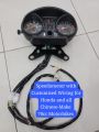 Speedometer Tachometer Assembly with Wiring, Meter Bracket and Installation Kit / RPM Meter - Odometer - Fuel Level Gauge - Gear Indicator  - Turn Signals Indication for 70cc / 100cc / 150cc / 200cc Motorbikes and TEZ RAFTAR Cargo Loader. 